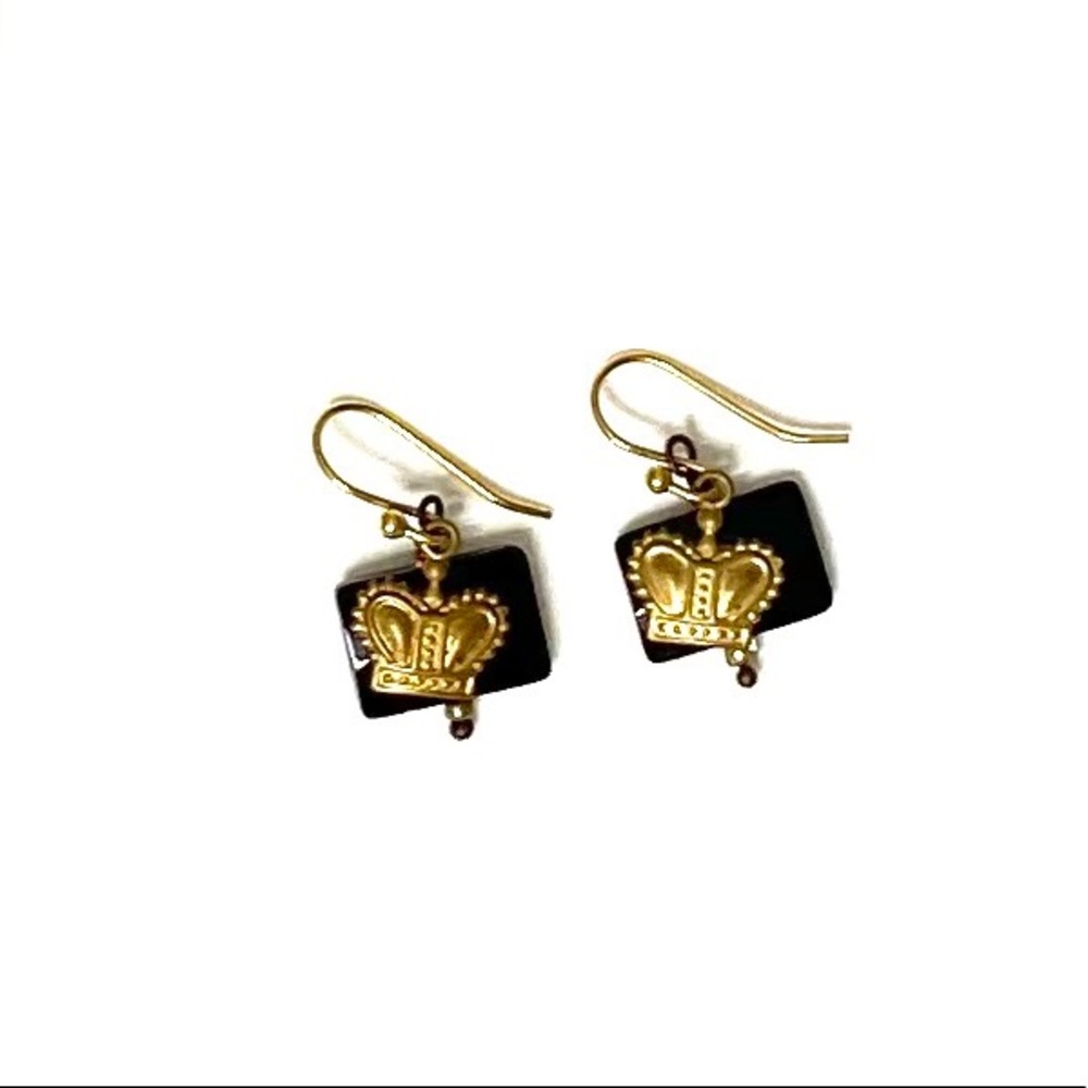 Mast Crown Dangle Earrings